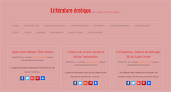 Desktop Screenshot of litterature-erotique.chocolatcannelle.fr